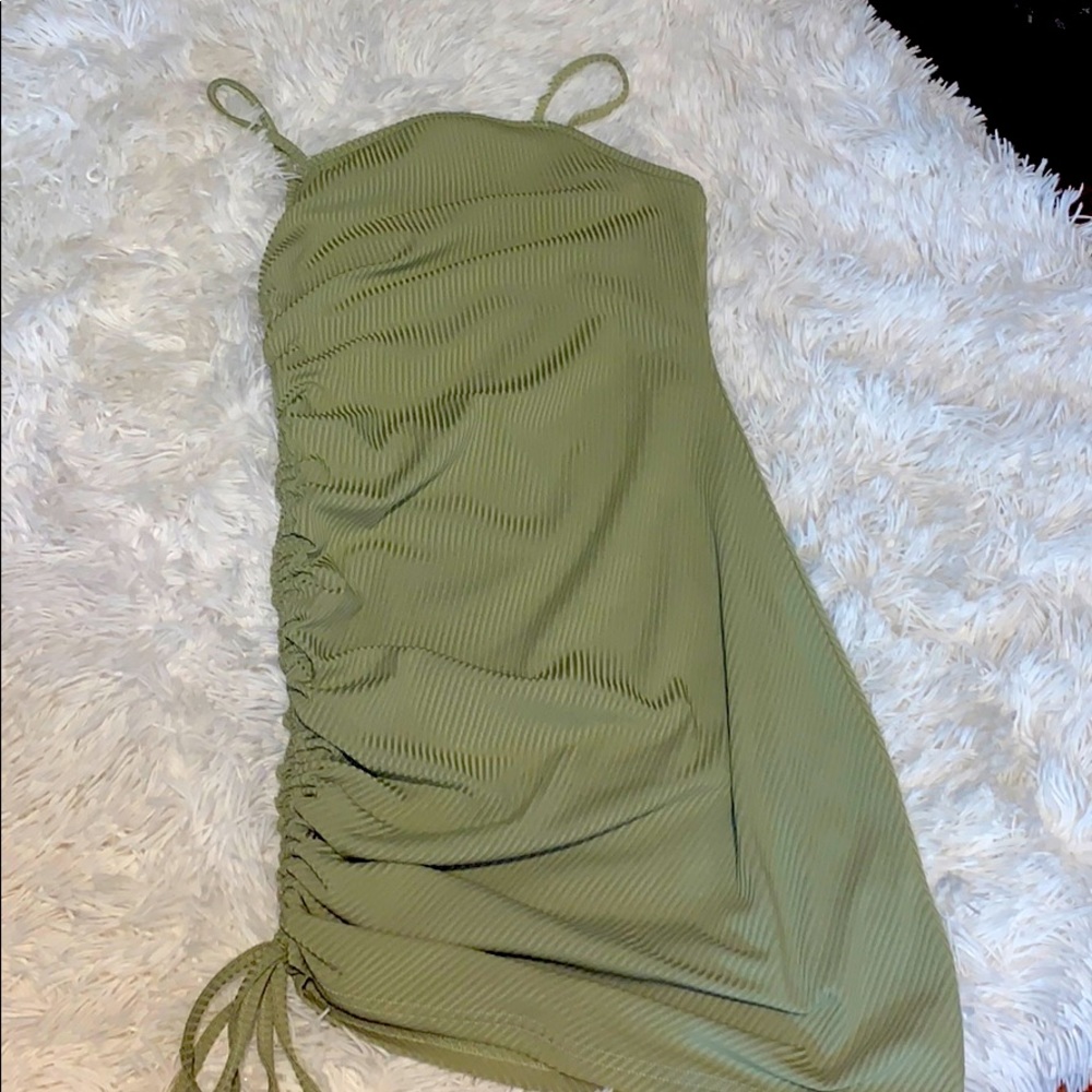 SHEIN green dress